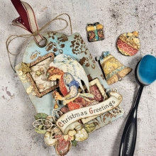 Card Collection - Christmas Greetings - Stamperia
