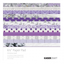 Paper Pad 6.5"x6.5" Christmas Jewel Kaisercraft Scrapbooking Papper