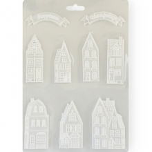 Soft Mould A4 Stamperia - Christmas Houses
