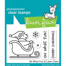 Clear Stamp Lawn Fawn Oh What Fun Clearstamps Silkonstämpel