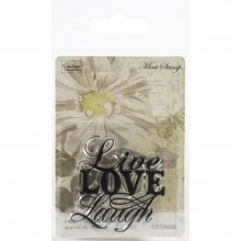 Clear Stamp Couture Creations - Live, Love, Laugh
