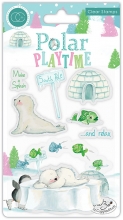 Clearstamps Craft Consortium Polar Playtime ...And Relax Silkonstämpel