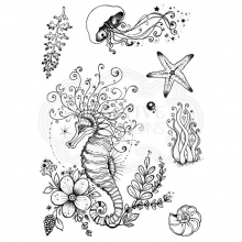 Clearstamps Creative Expressions - Seahorse Swirls