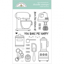 Clearstamps Doodlebug Made with Love Silkonstämpel