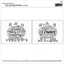 Clearstamps Lawn Fawn - Tiny Spring Friends