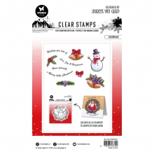 Clearstamp Studio Light A6 - Snowman - 10 stämplar