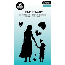 Clearstamp Studio Light - Mom And Kid - Mothers Day