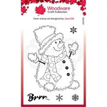 Clearstamps Woodware - Festive Snowman