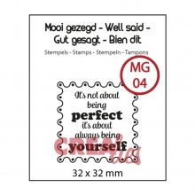 Clear Stamps Crealies - Well Said - Be yourself