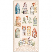 Stamperia Collectables 15x30 cm - All Around Christmas - 10 ark