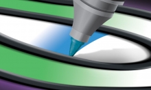 Chameleon Color Cards Embossed Lines 10x15 Floral Patterns Pennor