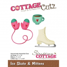 CottageCutz Dies - Ice Skates & Mittens