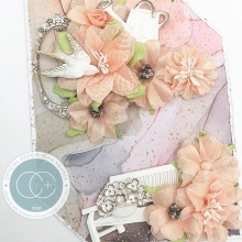 Paper Pad Craft Consortium Ink Drops Dusk 6x6 Tum Pappersblock 4 8