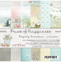Paper Pad Craft o Clock - Paws of Happiness - 6x6 Tum
