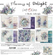 Paper Pad 12x12 - Craft O Clock - Flowers Of Delight