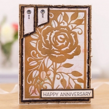 Create-a-Card Dies Crafters Companion Statement Rose