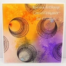 Clearstamp Crealies Bits & Pieces no.70 Circles with dots Clearstamps Silkonstämpel