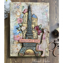 Decoupage Papper Stamperia - Oh la la - Girl With Suitcase