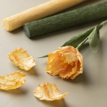 Kräppapper 25x60 cm - 8 Ark - Blå / Gröna Nyanser