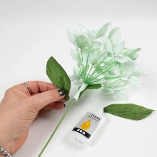 Kräppapper 25x60 cm - 8 Ark - Blå / Gröna Nyanser