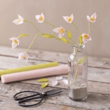 Kräppapper 25x60 cm - 8 Ark - Kräppapperblomma Crepe Paper Flower