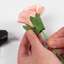 Kräppapper 25x60 cm - 8 Ark - Kräppapperblomma Crepe Paper Flower