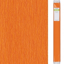 Kräppapper 50 x 250 cm - Orange - 60% Stretch
