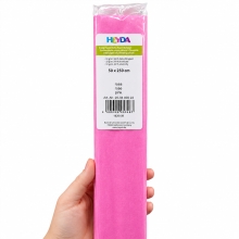 Kräppapper 50 x 250 cm - Rose - 60% Stretch