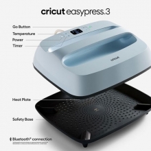 Cricut EasyPress 3 Värmepress Stl 25x30 cm Bluetooth