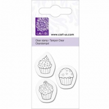 Clearstamps Cart-Us Cup Cakes Silkonstämpel