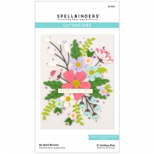 Dies Etched Spellbinders - Be Bold Blooms