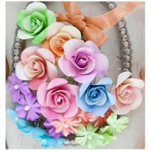 Pappersblommor pappersrosor Prima 19st Nikko Danno