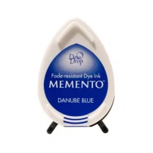 Memento Dew Drop Danube Blue Stämpeldyna