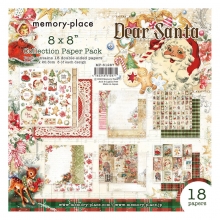 Paper Pad Julpapper Memory Place Dear Santa