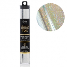 Deco Foil Transfer Sheets - Silver Stars - 6x12 Tum - 5 st