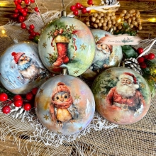 Decoupage Papper Alchemy of Art - Merry Christmas