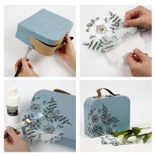 Decoupage Papper till A4 Sing and Dance till scrapbooking, pyssel och hobby