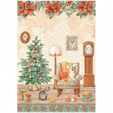 Decoupage Papper Stamperia - All Around Christmas