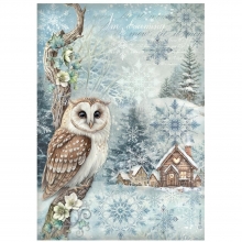 Decoupage Papper Stamperia - The Owl's House Owl