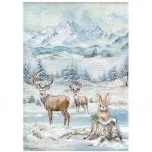 Decoupage Papper Stamperia - The Owl's House Wildlife