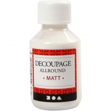 Decoupagelim Matt 100 ml Decoupage till scrapbooking, pyssel och hobby