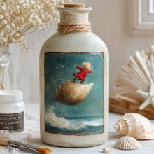 Decoupage Papper Alchemy of Art - Ocean Blue 01