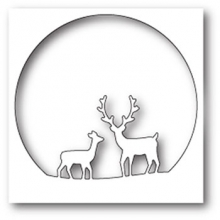 Dies Memory Box Deer Family Circle Stansmaskin