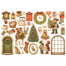 Die Cuts Stamperia Ephemera - Silent Night