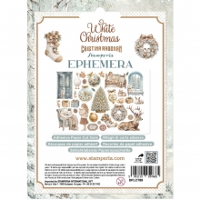 Die Cuts Stamperia Ephemera - White Christmas