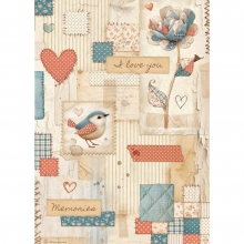 Decoupage Papper Stamperia - Family Mice