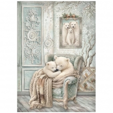 Decoupage Papper Stamperia - White Christmas
