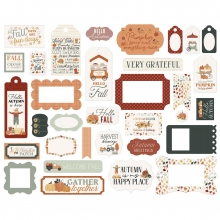 Die Cuts Frames and Tags Carta Bella - It's Autumn - 33 st