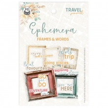 Ephemera Set P13 - Travel Journal - Frames & Words