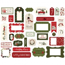Die Cuts Carta Bella - Hello Christmas - Frames & Tags
